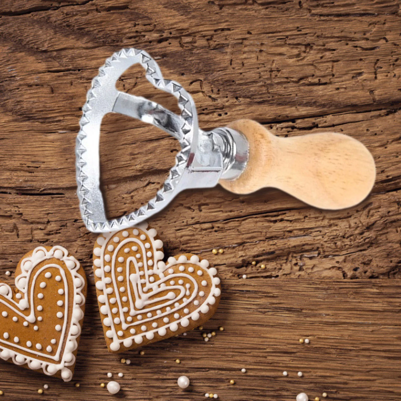 

Cookie Mould Cake Cutters Decor Baking Molds Heart-shaped Biscuit Mould Sugar Pasty Cake DIY Baking Mould Kitchen Baking Tools