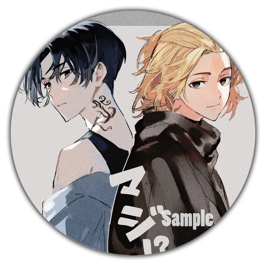 Значки Мстители Токио выдерживают раньше значок Аниме периферийные подарки для