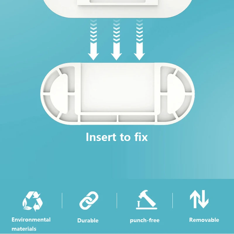 Кабельный органайзер розетка настенная подвесная полоса фиксация стикер