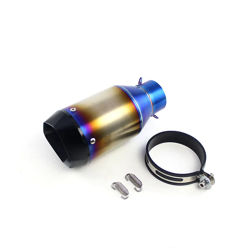 Akrapovic Мотоцикл выхлопная труба мото глушитель гоночная скутер 61 мм Универсальный