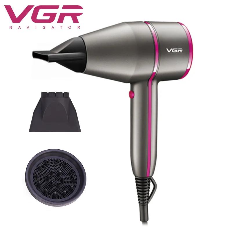 Enlarge VGR 403 Hair Dryer Personal Care Adjustment Hot Strong Wind Suppleness Hydration Anion Three Major Upgrade Designs EU Plug V403