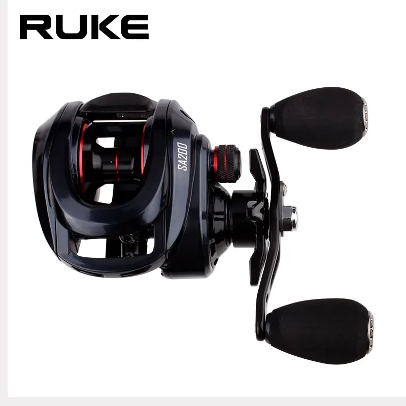 RUKE новинка двойная катушка для литья открытая боковая крышка 210 г 6 + 1 подшипники