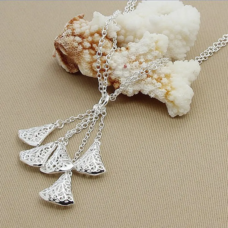 New Arrival Personality Necklace 925 Sterling Silver Fashion Elegant Heart Chain Fine Jewelry |