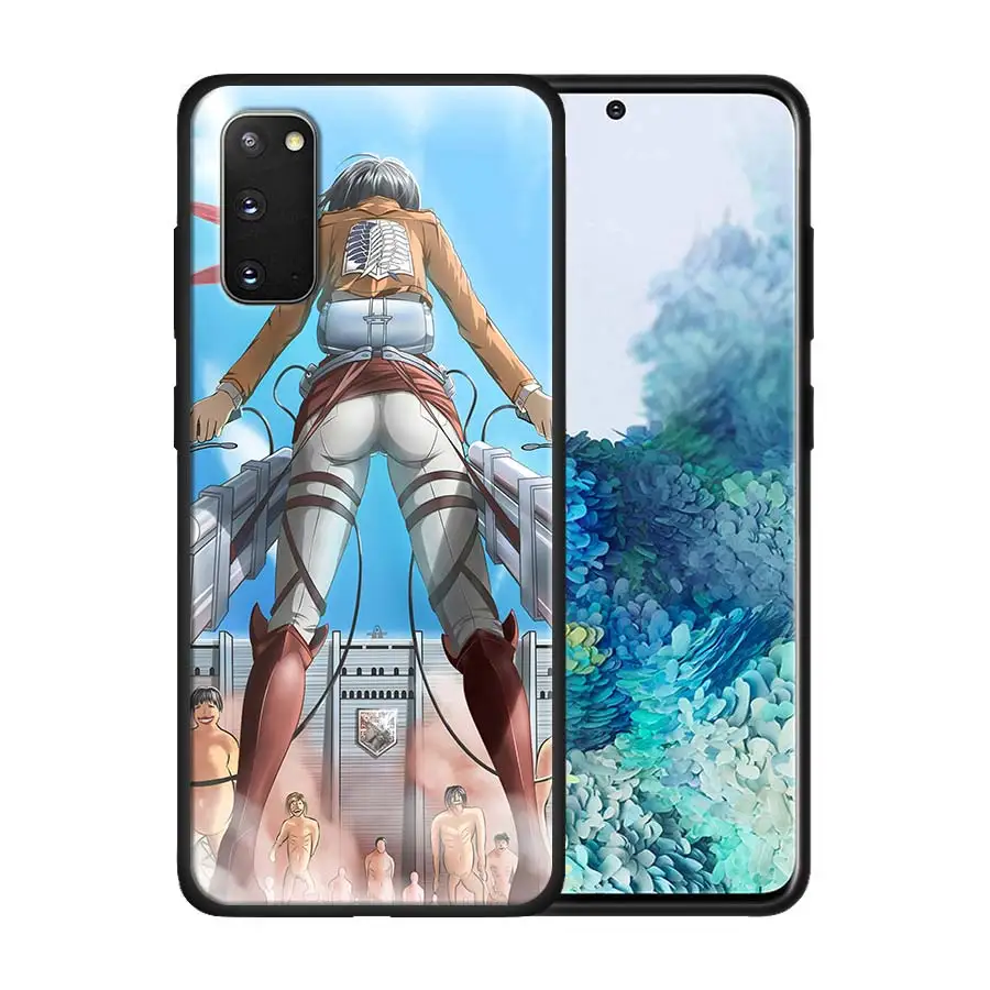 Чехол-накладка для Samsung Galaxy S10 S20 S7 S8 S9 S10e Lite Note 8 9 10 Plus 20 ультра 5G черный | Мобильные