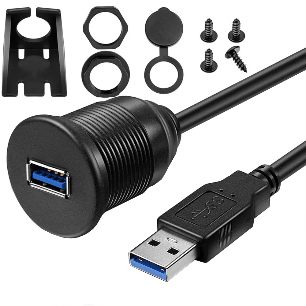 USB панельный кабель для скрытого монтажа 3 0/USB 2 0 удлинитель Mount Dash Flush Panel Cable