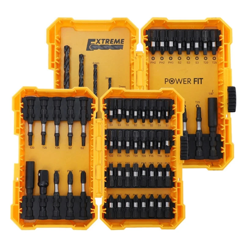

18/42pcs Screwdriver Socket Electric Drill Impact Bit Set Connecting Rod Repair