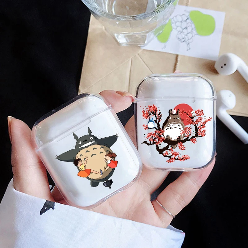 Японский милый мультяшный силиконовый мягкий чехол Totoro для Airpods 2 1 наушников Airpod