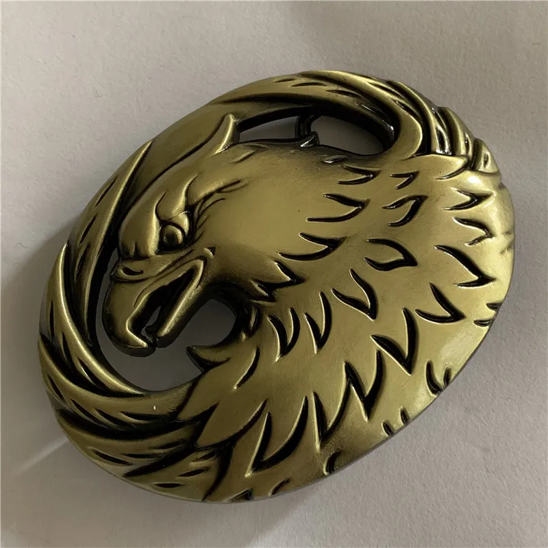 Retail Fashion Men's 3D Bronze Eagle Metal Belt Buckle For Woman Man Belts Jewelry Accessories Fit 4cm Wide |