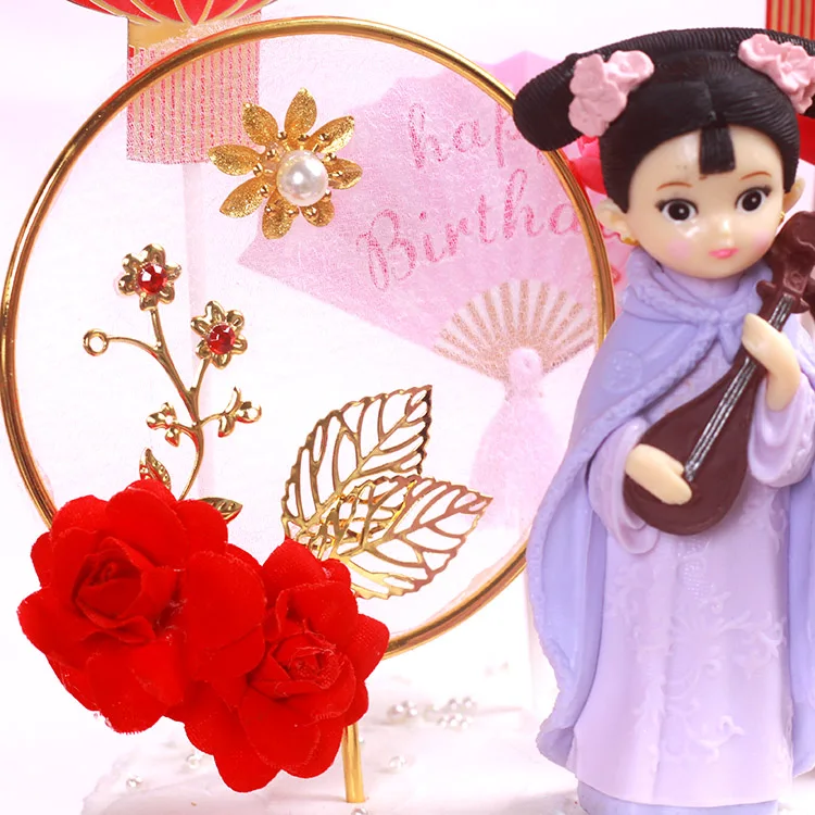 Для девочек на день рождения торт украшения в древнем стиле железная заглушка