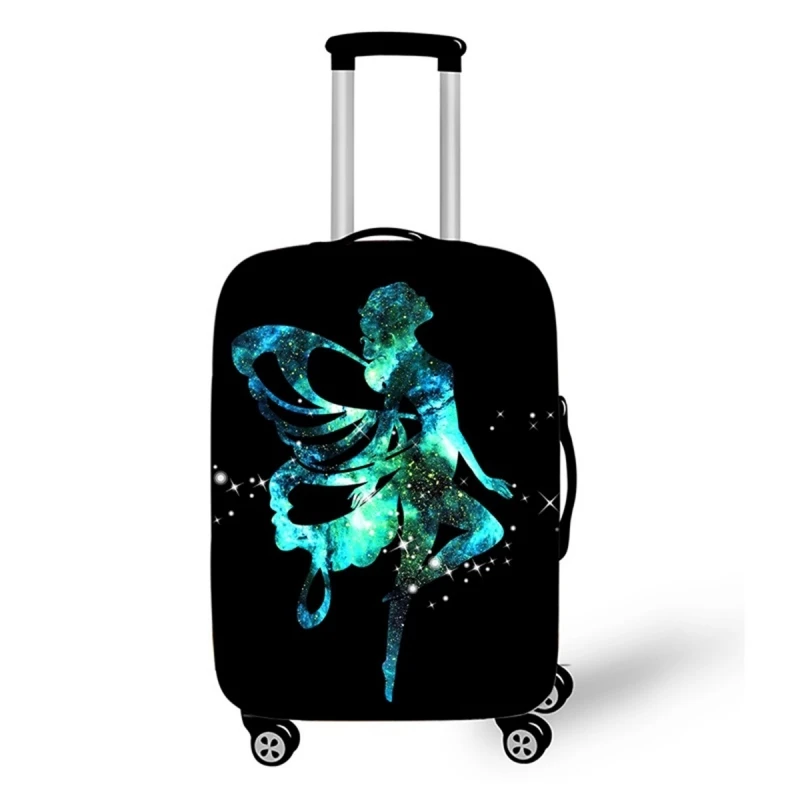Защитный чехол для багажа с 3D изображением балерины девочек багажника