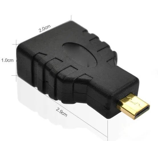 Оптовая продажа 100 шт./лот HDMI совместимый переходник мама Микро тип D Папа F/M