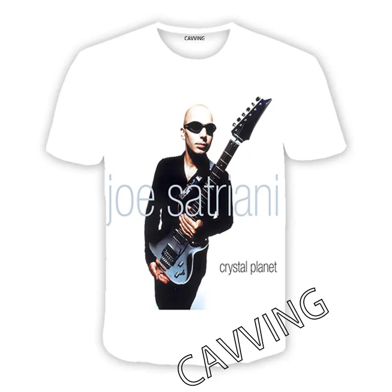 Новые модные женские/мужские повседневные футболки Джо сатриани с 3D принтом в