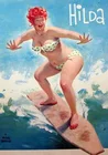Hilda Chubby PinUp Girl Redhead винтажное Искусство Шелковый плакат настенное искусство домашняя декоративная живопись