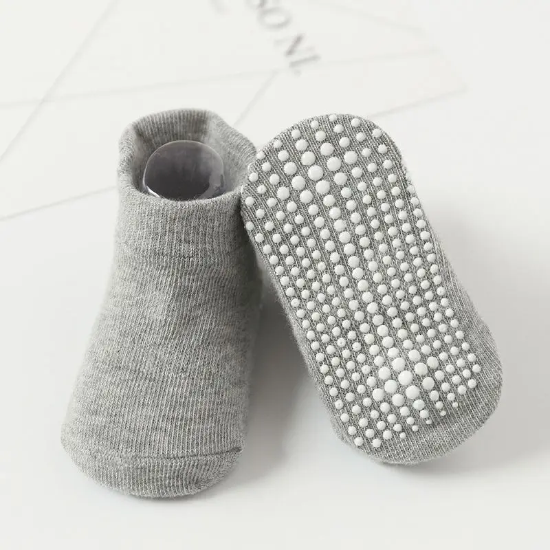 6 парт/Лот Оптовая Продажа хлопковые детские резиновые нескользящие носки