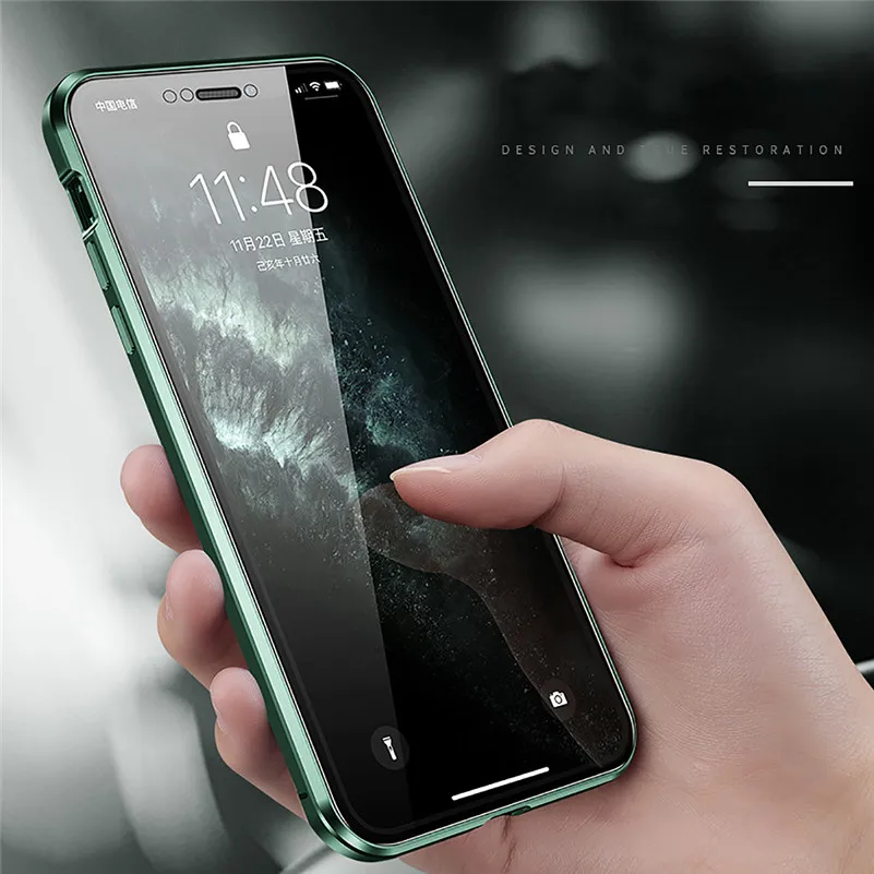 Защитный чехол для мобильного телефона с зеленым светом iPhone 11 Pro Max 6 5 дюйма