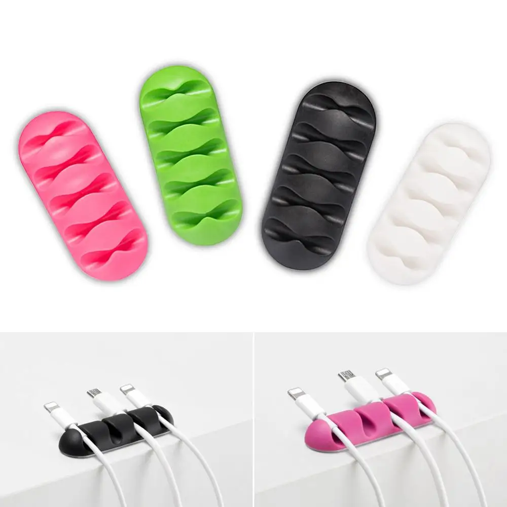 Send one randomly SZKOSTON кабель протектор Winder провода Организатор Клип держатель наушников USB кабель мышь управление для iPhone HDMI зарядное устройство протектор - Цвет: Send one randomly