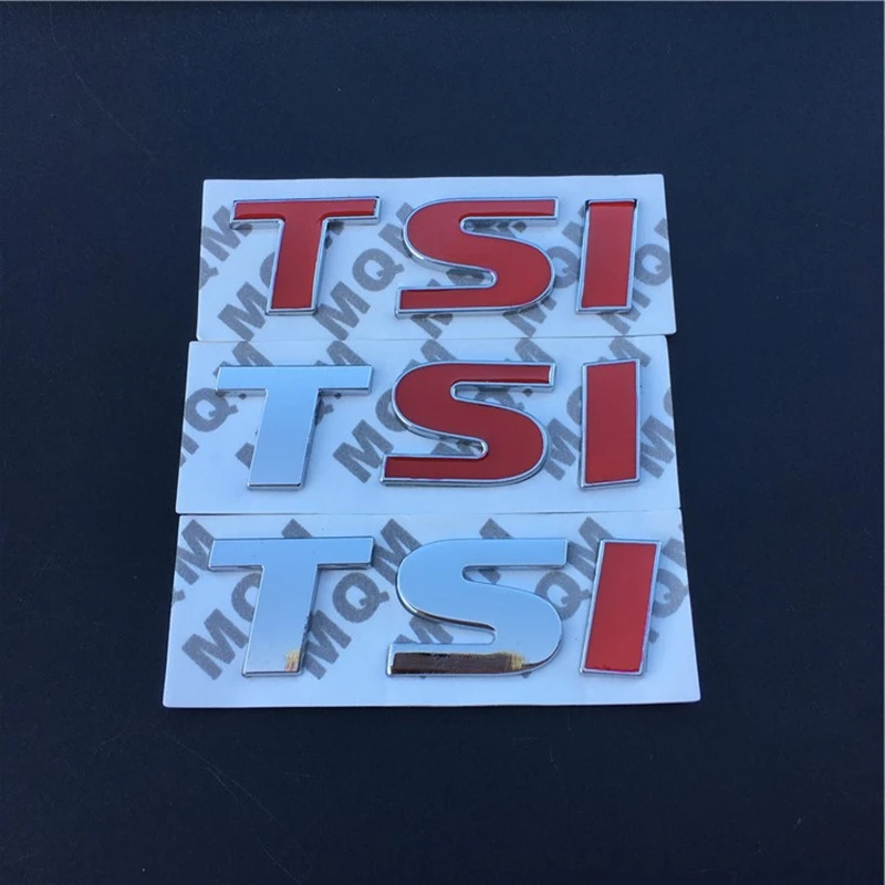 1 шт. 3D металлическая универсальная буква TSI значок-эмблема для бокового