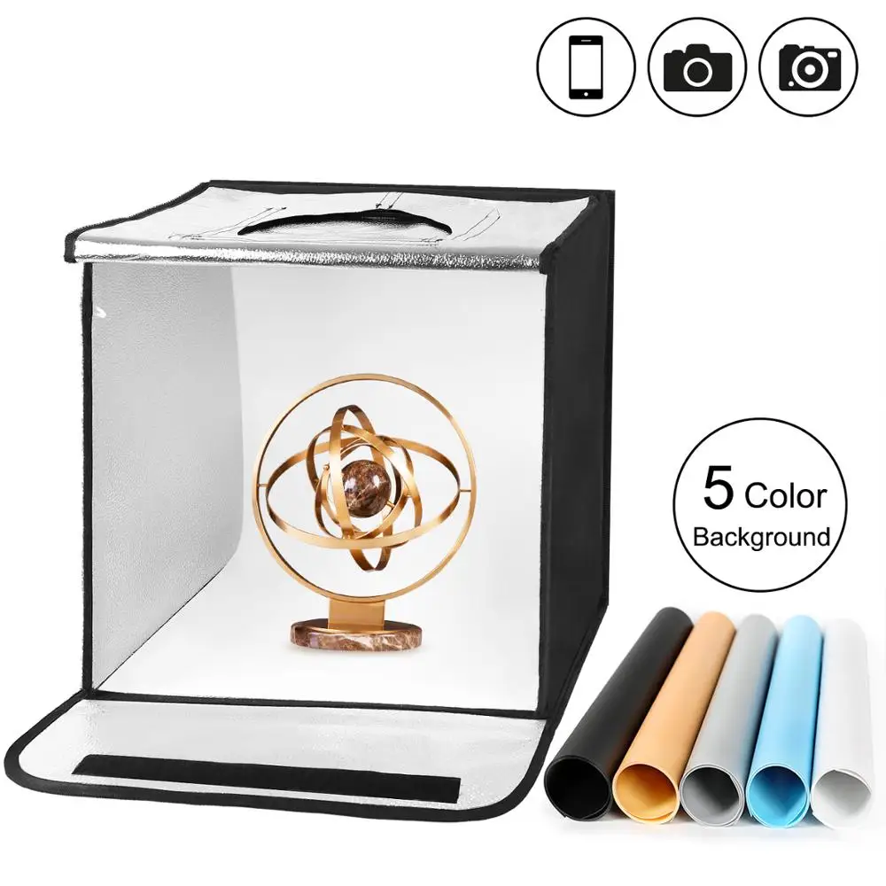 Светильник 60*60 см портативный софтбокс светильник для телефона с фоном 5 цветов