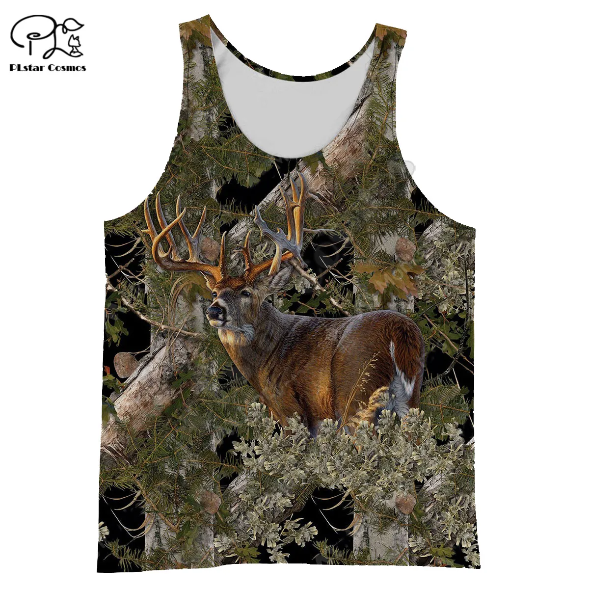 

2020 New Fashion Deer Hunter T-shirt Vest 3D Plus Size casual 3D Print Men t-shirt 3d Print Men women tshirts dropshipping