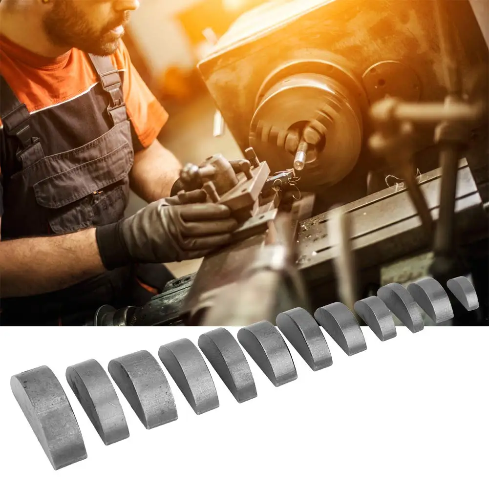 

80pcs/Set Carbon Steel Woodruff Key Set Semicircle Bond Key Assortment Kit Different 17 Sizes Fasteners Mechanical Industry