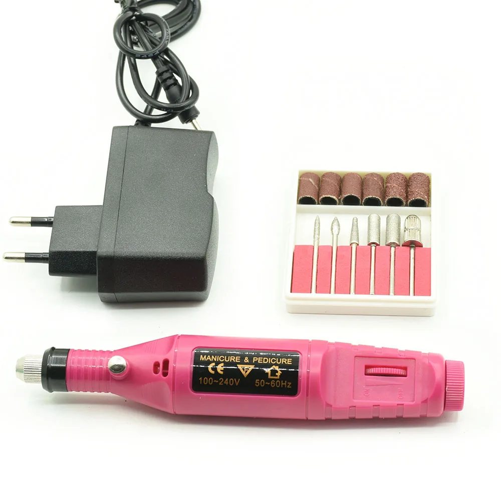 Маникюрный набор для ногтей 54/48/36 Вт УФ лампа дрель 6 цветов комплект гель лаков