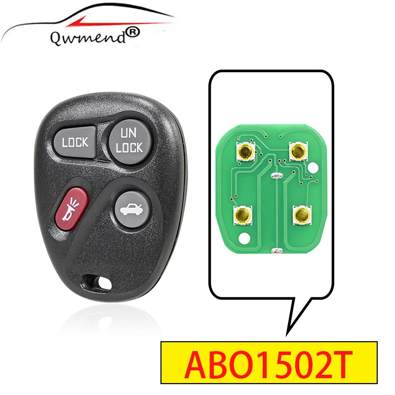 

ABO1502T 4 Buttons Smart Remote Car Key for Buick Chevrolet Escalade Astro Blazer GMC Cadillac S-10 Truck 315Mhz