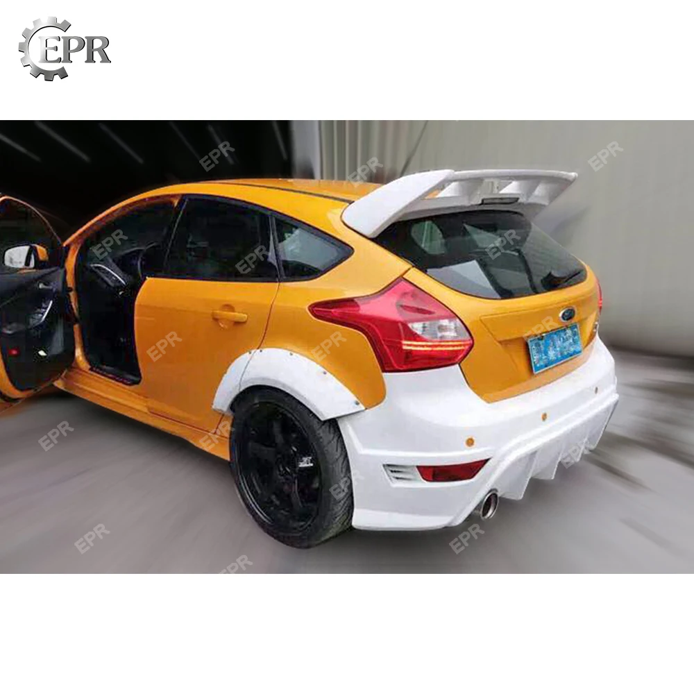For Ford Focus Mark 3 2011+ 4 Door EPA Wide Body Glass Fiber Front/Rear Fender Trim +40mm | Автомобили и мотоциклы