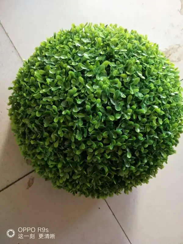green Hua Горячая Распродажа, 1 шт. Шар Из искусственной травы, пластиковый подвесной шар 30 см, зеленый шар для моделирования, товары для магазина, украшения для помещений и улицы - Цвет: green Hua