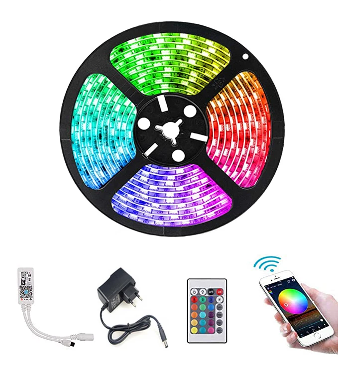 Лента RGB светодиодный светильник полосы 12V SMD 2835 Водонепроницаемый Ledstrips 1M 5 10 м 15 20