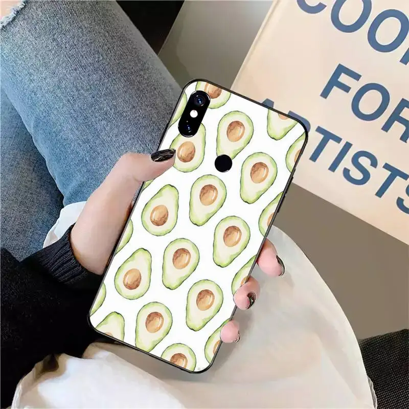 

Fruit avocado cute cartoon pattern Phone Case For Xiaomi Redmi note 7 8 9 t max3 s 10 pro lite coque funda shell cover