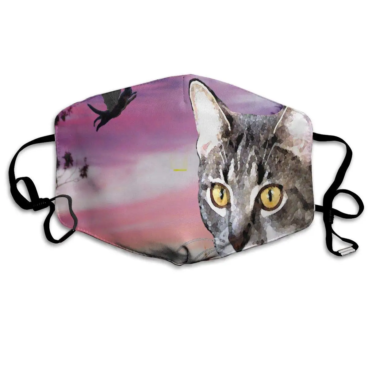 

Dustproof Washable Reusable Flying Cat Version Mouth Cover Mask Respirator Germ Protective Warm Windproof Mask