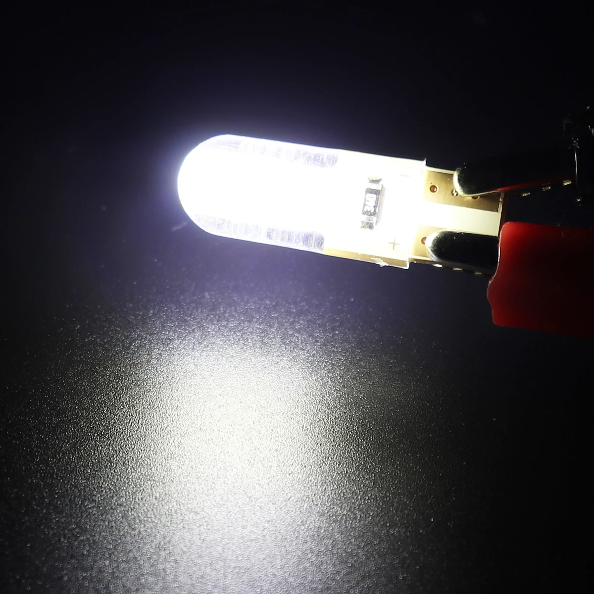 

10PCS /lot12V T10 LED Car Interior Light Silica Gel COB Lamp 194 501 Side Wedge Parking Bulb Remote Width Interior Lighting hot