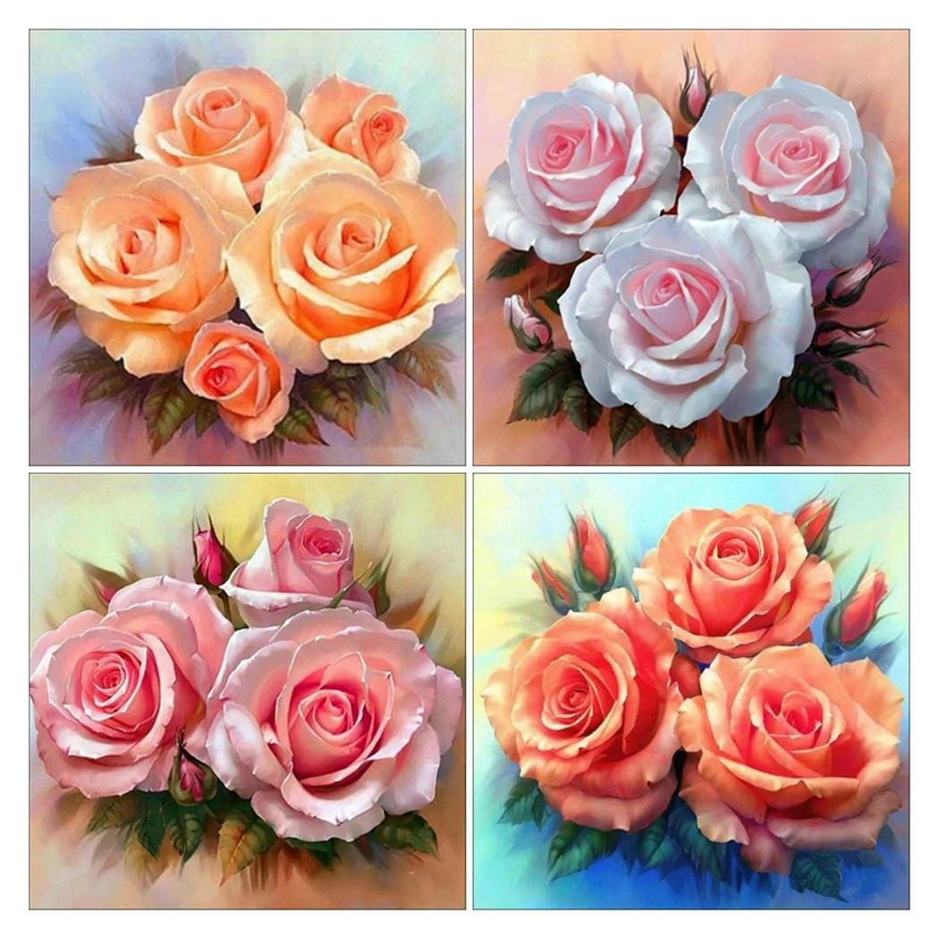 

Square 5D DIY Diamond Painting Luminous 3D Diamond Embroidered Fox Cross Stitch Mosaic Needle JK