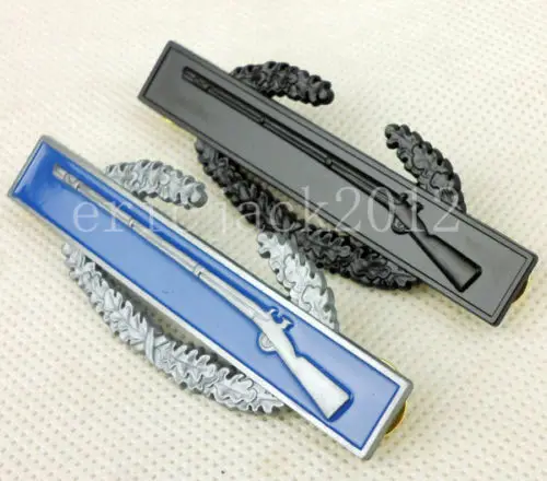 Пара WW2 армейская форма США Военная сдержанная Боевая пехота значок квалификация