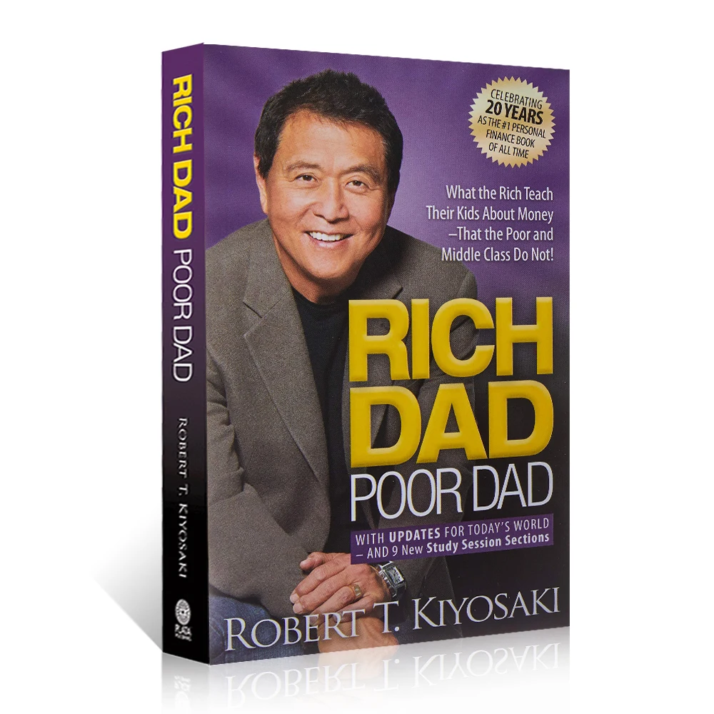Libro de educaci&oacute;n de inteligencia financiera para ni&ntilde;os, libro de Padre rico, padre, Padre, bajo, David Toru, Kiyosaki, finanzas personales-0