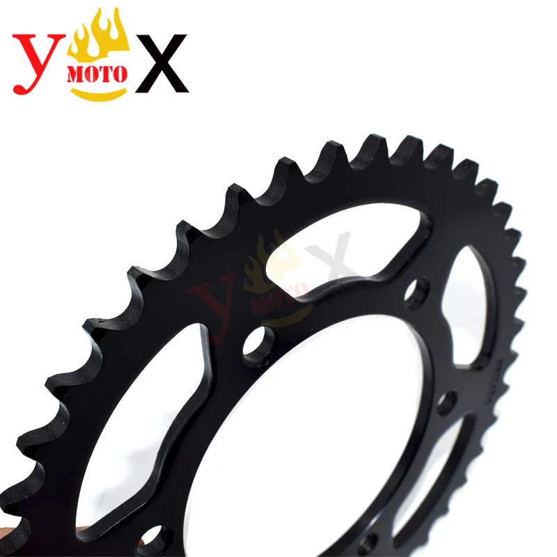 Ninja 250/300 передние и задние Комплект 520-43T 520 до 14 ти лет детали, звездочки натяжителя цепи Сталь для Kawasaki Ninja250 EX250 Z250 Ninja300 EX300 Z300