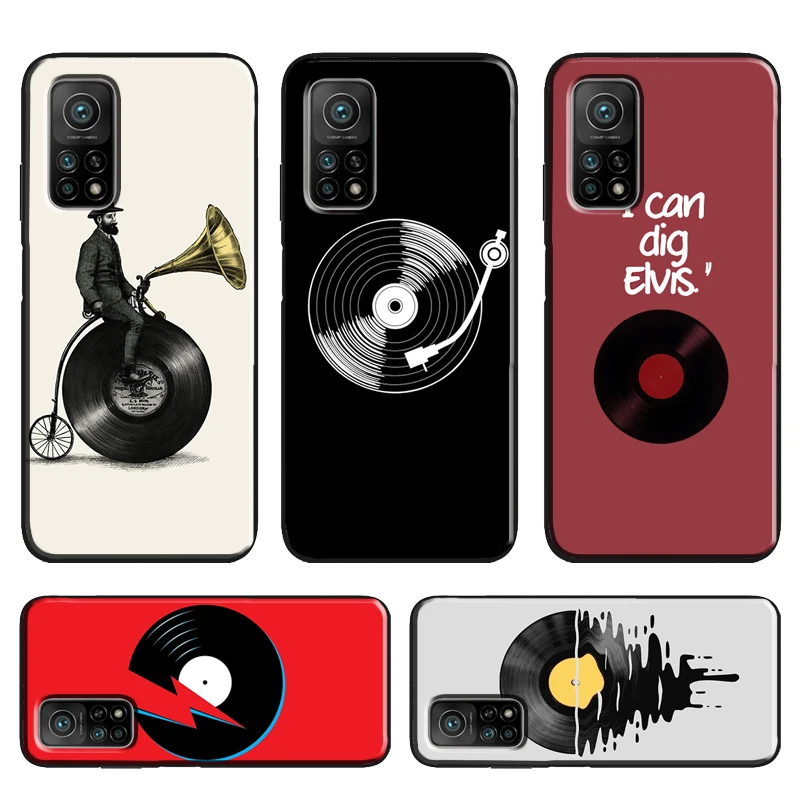 Чехол с виниловой пластиной в стиле ретро для POCO X3 Pro F1 F2 F3 M3 чехол телефона Xiaomi Mi 11