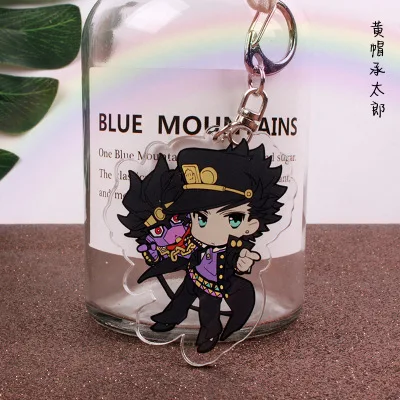 Необычный акриловый брелок в стиле аниме Jotaro Joseph Joestar Бруно букциарати, кулон для мужчин и женщин, брелки llaveros - Цвет: 13