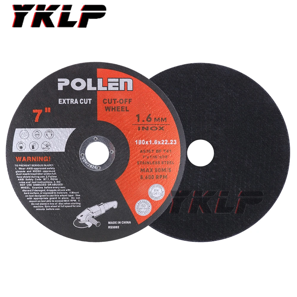 

7Inch 180mm Metal Cutting Discs Stainless Steel Cut Off Wheels Flap Sanding Grinding Discs For Angle Grinder Wheels 1-20Pcs