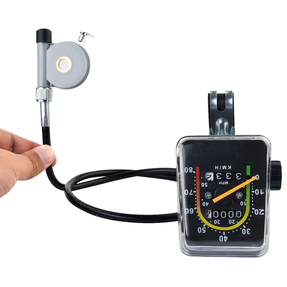 Bicycle Computer Mechanical Odometer Stopwatch Wired Speedometer Accessory For 26 28 29 27.5inch Bike Aluminum Alloy | Спорт и