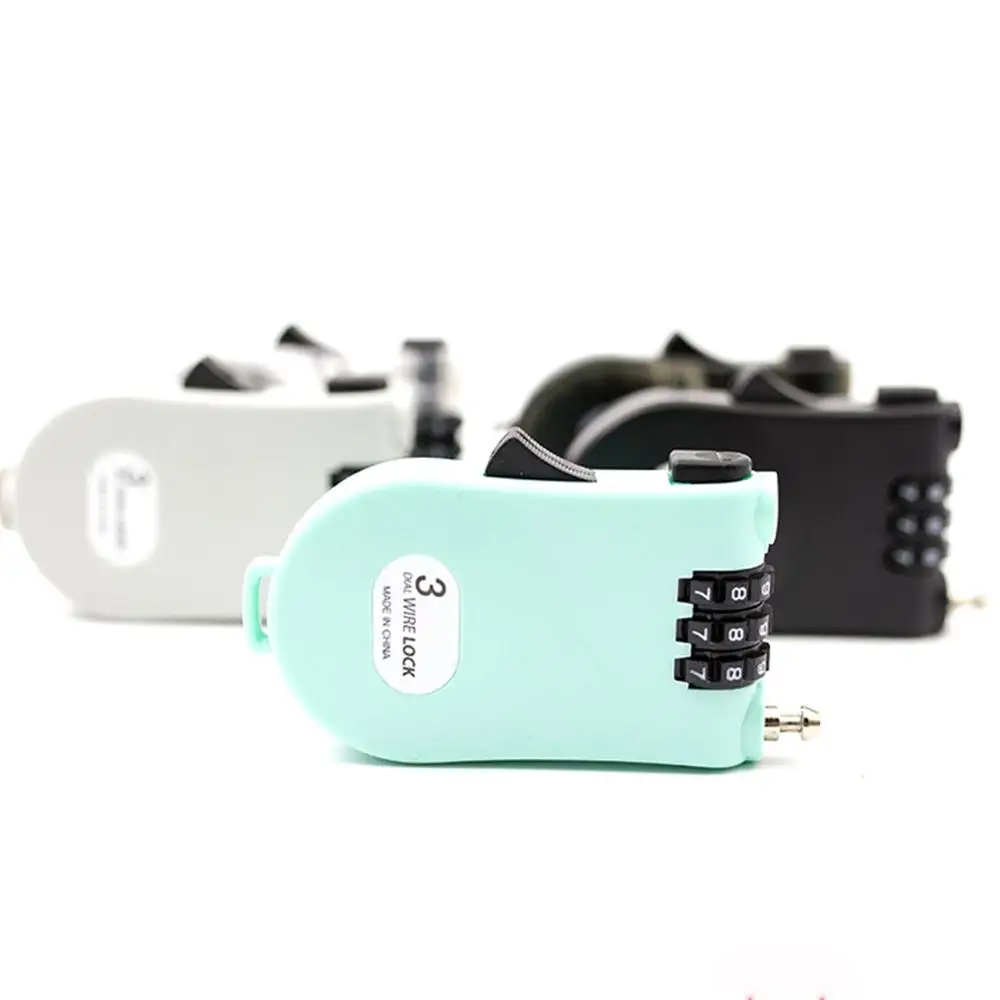 Противоугонный кодовый замок длинный роликовый коляска 3-значные детали для