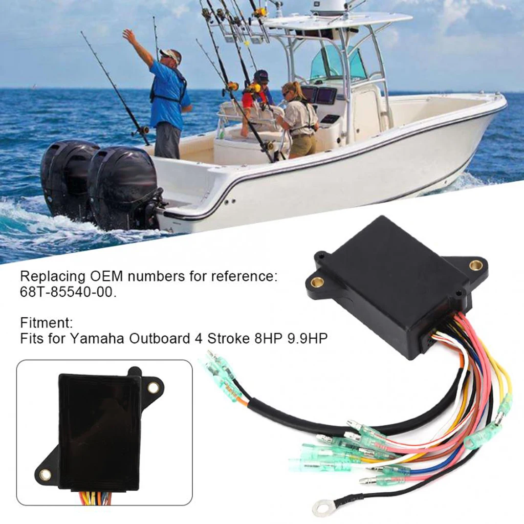 

1x 68T-85540-00 CDI Unit Fit for Yamaha Outboard Engine 4-Stroke 9.9HP C.D.I