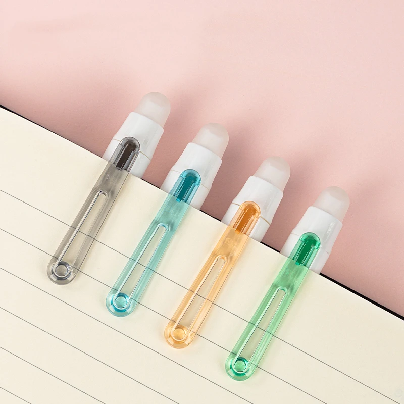 Deli 4 шт. набор стираемых гелевых ручек Kawaii 0 5 мм Сменные черные/синие чернила