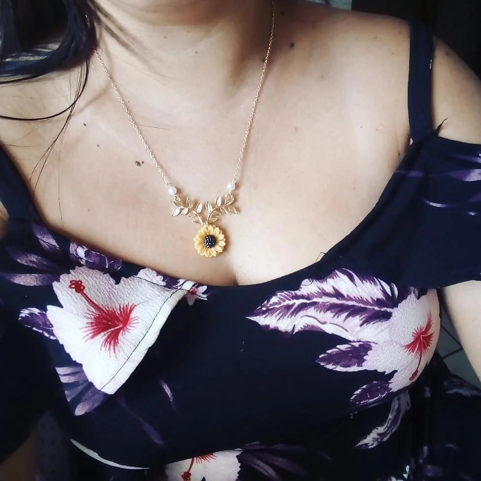 SMJEL новый телефон золотого цвета с подвесками в виде листьев цветов солнечного