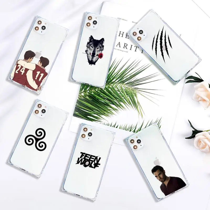 

Teen Wolf Stilinski 24 Phone Case Transparent for iPhone 7 8 11 12 se 2020 mini pro X XS XR MAX Plus