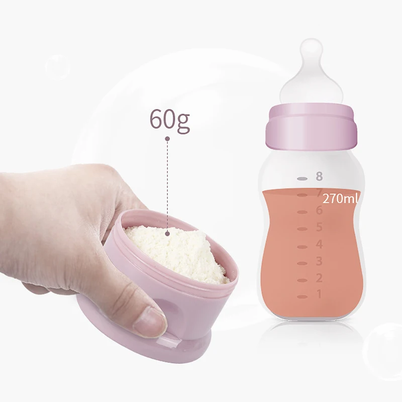 

3/4Layer Bear Style Portable Baby Food Storag Box Multiple Openings Cereal Cartoon Infant Milk Powder Box Toddle Snack Container