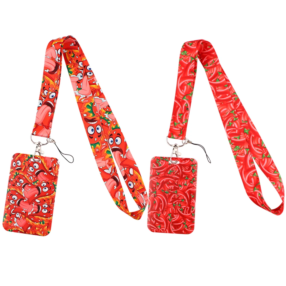 

Брелок для ключей Flyingbee X2262, Забавный индивидуальный ремешок с перцем чили, держатель для удостоверения личности, брелок для автомобиля, тре...