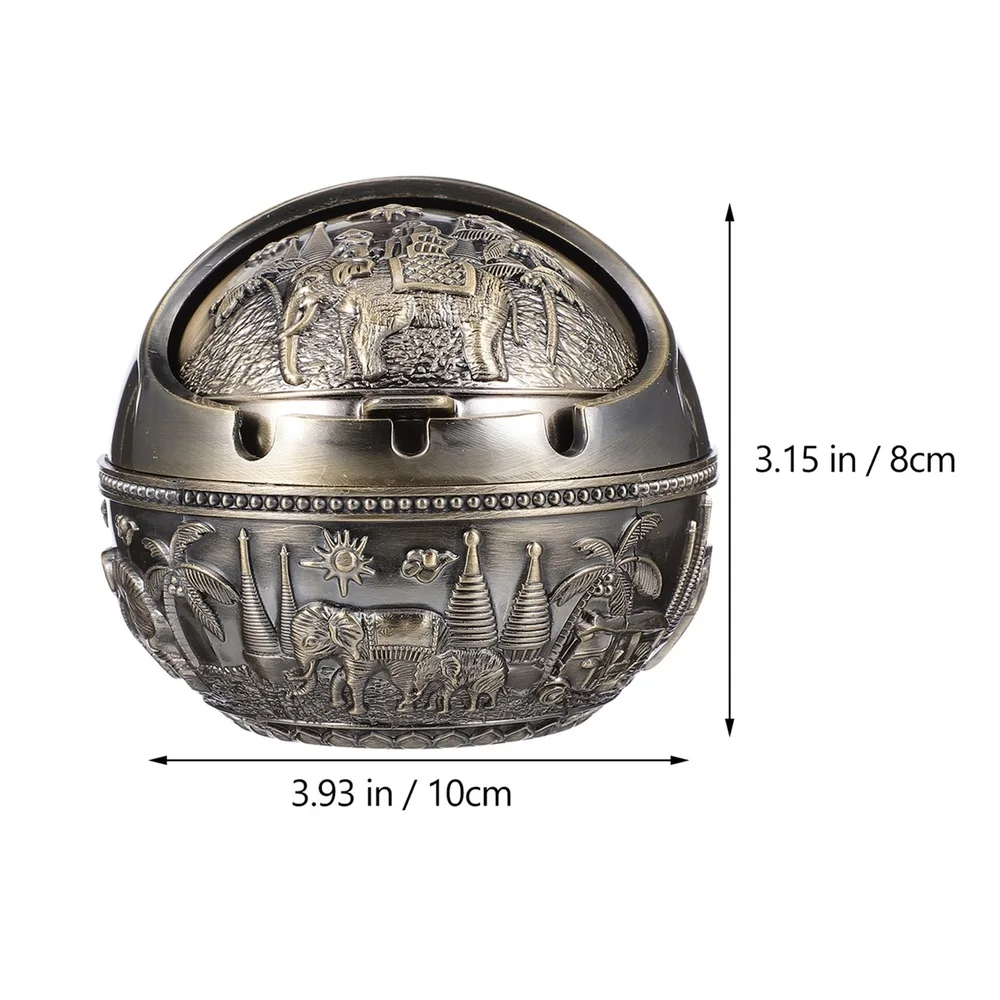 

1Pc Falling-resistant Ashtray Decorative Ashtray Household Cigarette Ash Box