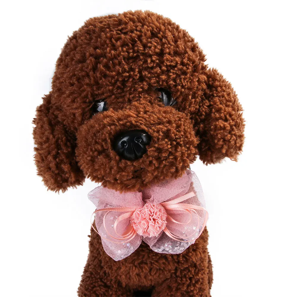 1 шт. ошейник для собак кошек домашних животных трехмерный цветок регулируемый с