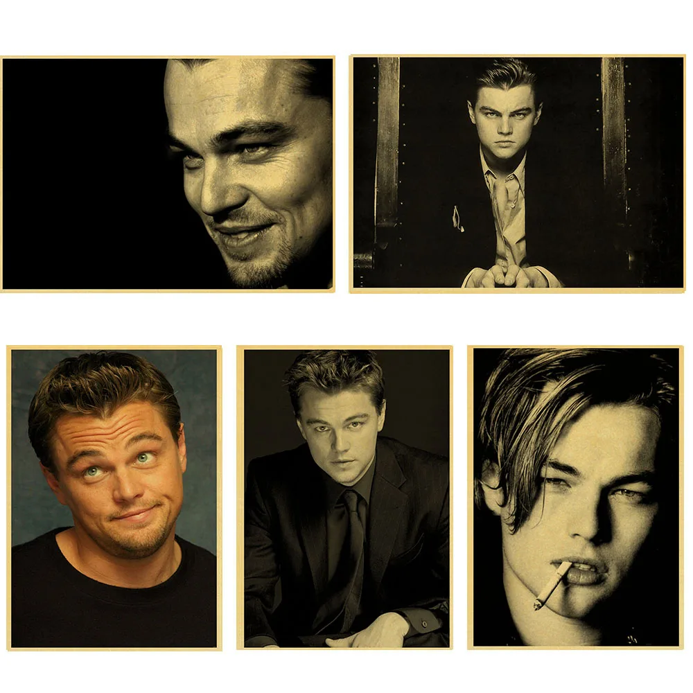 Винтажный постер из фильма Леонардо ДиКаприо ретро матовая крафт-бумага